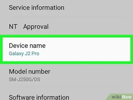 Android Telefonunuzun Adını dəyişdirin Adım 3