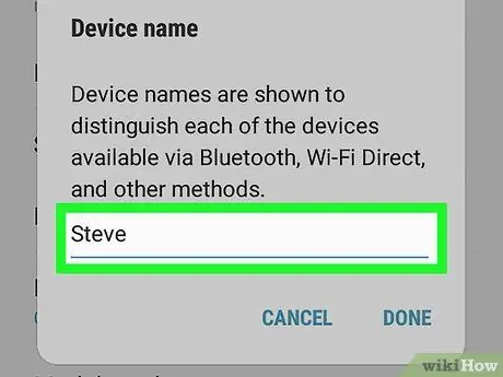 Verander die naam van u Android -telefoon Stap 4