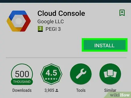 Access Google Cloud on Android Step 4