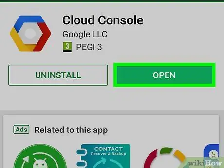 Access Google Cloud on Android Step 5