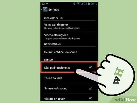 Изключете Android Dialpad Sounds Стъпка 3