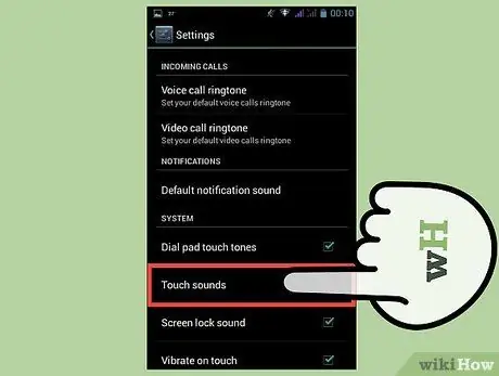 قم بإيقاف تشغيل Android Dialpad Sounds الخطوة 4