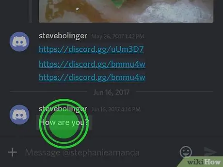 Delete a Message in Discord on Android Step 4