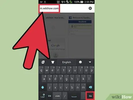 Imposta un collegamento ai segnalibri nella schermata principale su Android Passaggio 11