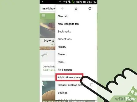 Magtakda ng isang Shortcut sa Bookmark sa Iyong Home Screen sa Android Hakbang 13