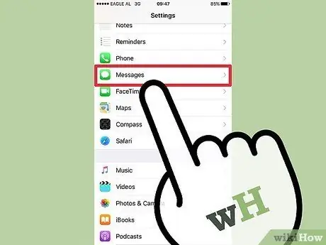 Habilite la mensajería MMS para iPhone Paso 2