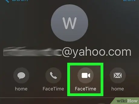 Naudokite „FaceTime“17 veiksmą