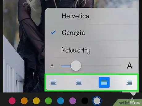 Lägg till text till ett foto på en iPhone Steg 14