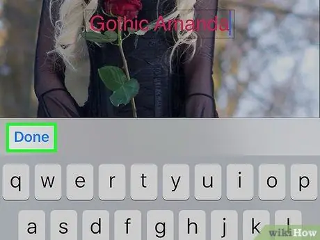 Føj tekst til et foto på en iPhone Trin 9