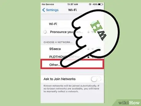 Sumali sa isang Wireless Network mula sa Iyong iPhone Hakbang 7