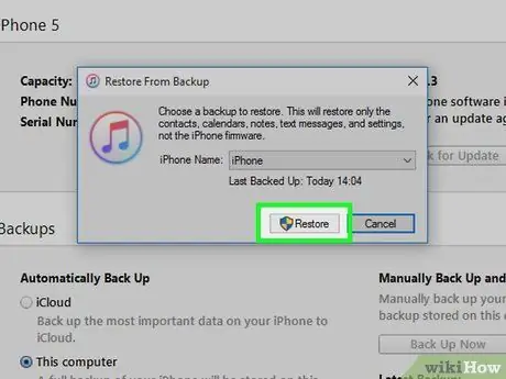 Restore Koj iPhone Tsis Hloov Kho Kauj Ruam 11