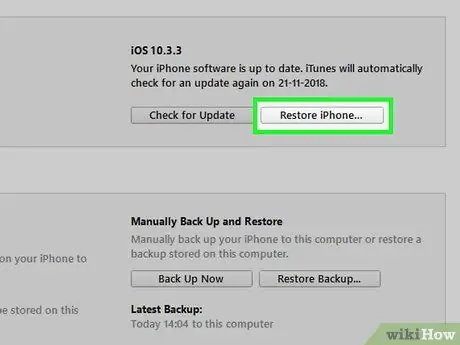 Restore Koj iPhone Tsis Hloov Kho Kauj Ruam 9