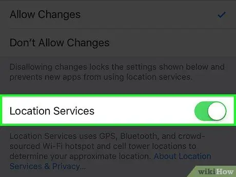 Activer les services de localisation sur un iPhone ou un iPad Étape 11