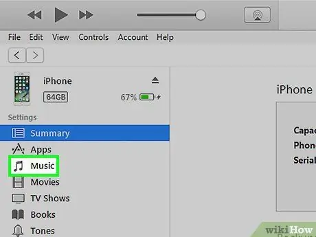 Synkroniser musikk til en iPhone Trinn 7