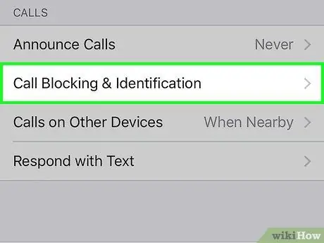 Unblock a Number on an iPhone Step 3