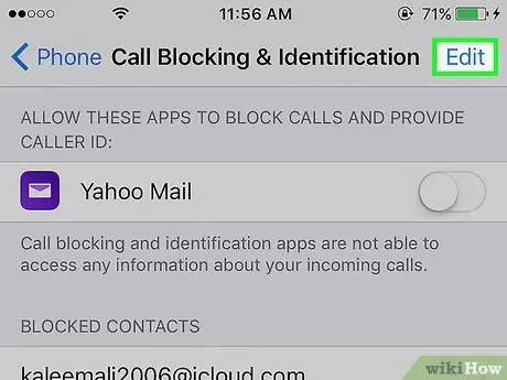 Unblock a Number on an iPhone Step 4