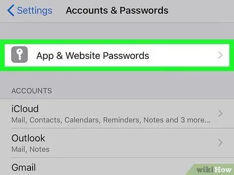 Mostra password su iPhone Passaggio 3