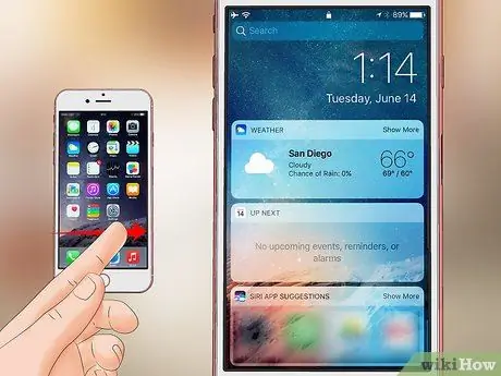 Naudokite „iPhone“9 veiksmą