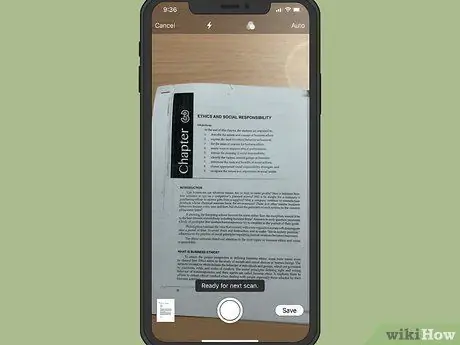 Escanear documentos con un iPhone Paso 11