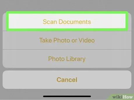 Escanear documentos con un iPhone Paso 4