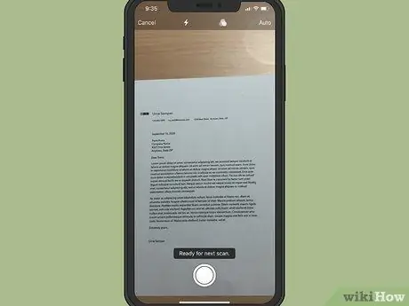 Escanear documentos con un iPhone Paso 5