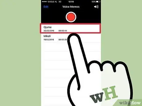 Ta opp et talememo på en iPhone Trinn 15