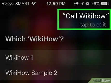 Utilitzeu Siri en un iPhone Pas 13