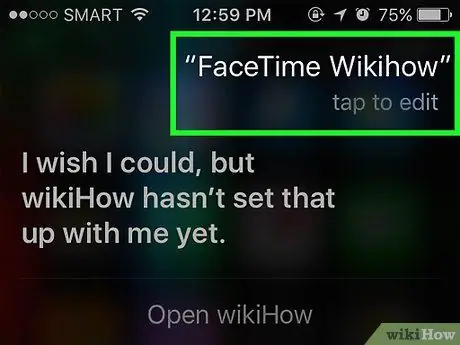 Gumamit ng Siri sa isang iPhone Hakbang 14