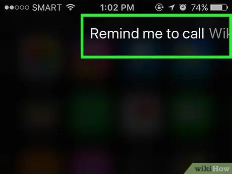 Използвайте Siri на iPhone Стъпка 20