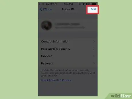 تغییر عکس Apple ID در iPhone 4 مرحله 4