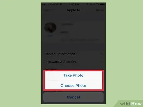 Changer une photo d'identité Apple sur un iPhone Étape 6