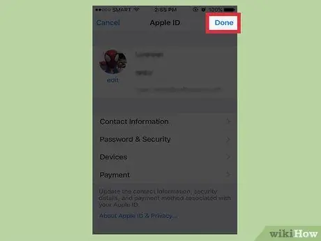 Promjena Apple ID fotografije na iPhoneu Korak 7