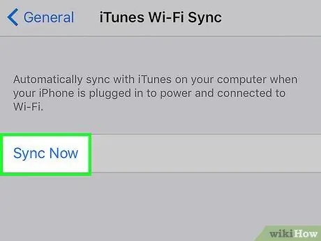 iPhone'unuzu iTunes Adım 19 ile Eşzamanlayın