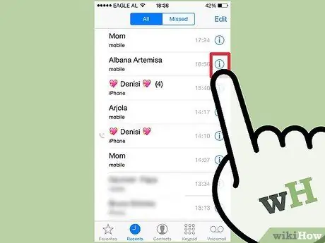 Bloquer un contact sur iPhone Étape 2