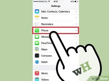 Névjegy letiltása az iPhone készüléken 5. lépés