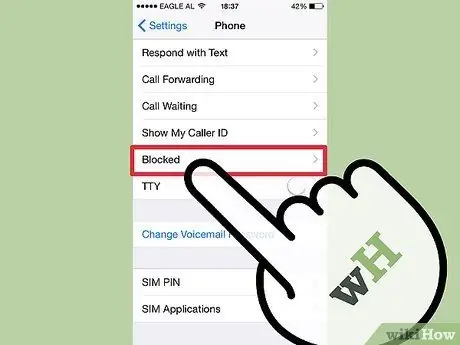 I-block ang isang Makipag-ugnay sa iPhone Hakbang 6
