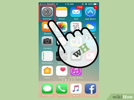 Изменить пароль Apple ID на iPhone Шаг 1