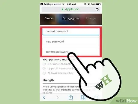 Change Apple ID Password on iPhone Step 12