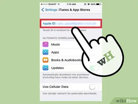 Αλλαγή κωδικού πρόσβασης Apple ID στο iPhone Βήμα 3