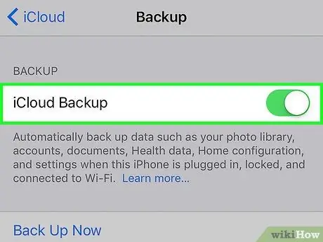 Esegui il backup manuale del tuo iPhone su iCloud Passaggio 10