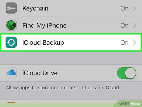 Mano-manong I-back up ang iyong iPhone sa iCloud Hakbang 9