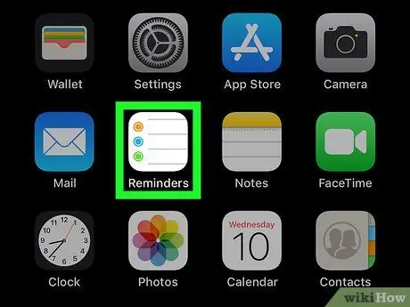 Set a Reminder on an iPhone Step 1