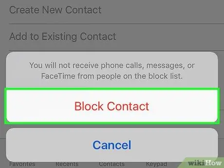 IPhone -da bir nömrəni blok edin Adım 10