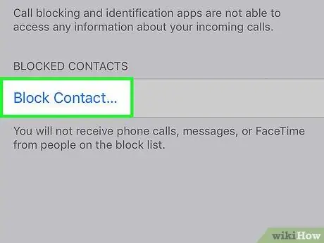 Bllokoni një numër në iPhone Hapi 4