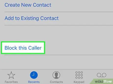 Blockieren Sie eine Nummer auf dem iPhone Schritt 9