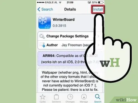 Используйте WinterBoard, чтобы изменить темы для вашего iPhone Шаг 1