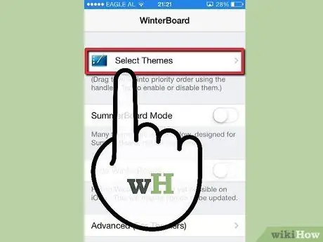 Tumia WinterBoard Kubadilisha Mandhari kwa iPhone yako Hatua ya 4