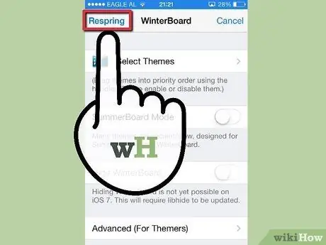 Sử dụng WinterBoard để thay đổi chủ đề cho iPhone của bạn Bước 5