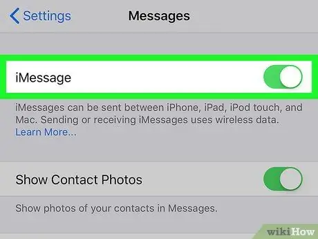 Baguhin ang Iyong Numero ng Telepono sa iMessage Hakbang 7