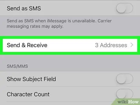 Muutke oma telefoninumbrit rakenduses iMessage 11. samm